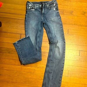 Silver bootcut jeans